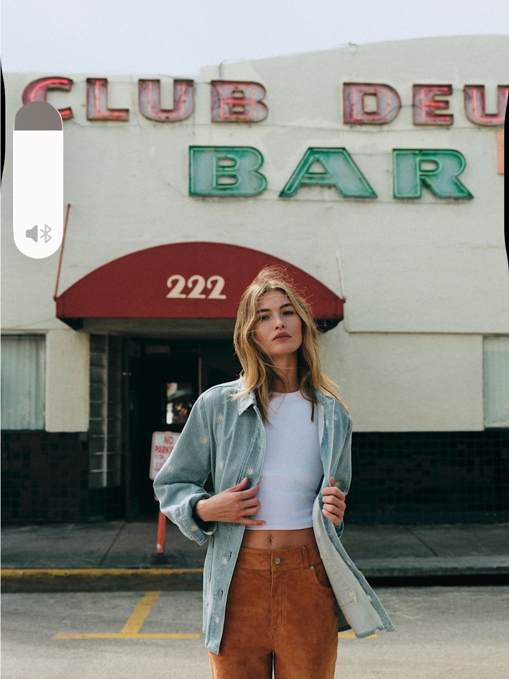 NWT Sezane Light Blue Embroidered Gab Jacket - Picture 3 of 10